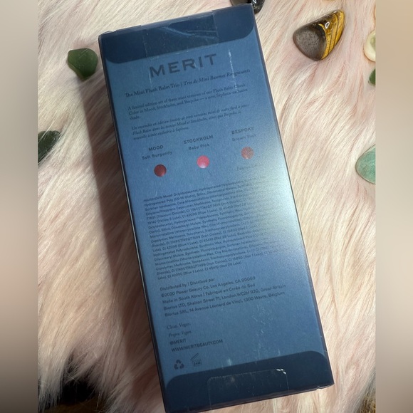 Merit Mini Flush Balm Cream Blush Trio Set NEW. Lmt. Ed. - Picture 11 of 13